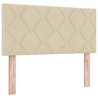 Cabeceira Creme 90 cm tecido