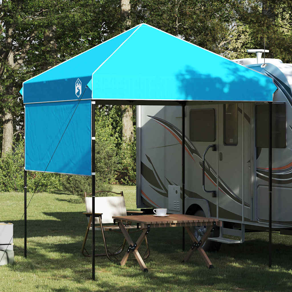 Tenda de Toldo Manual Azul 194 x 194 x 251 cm tecido