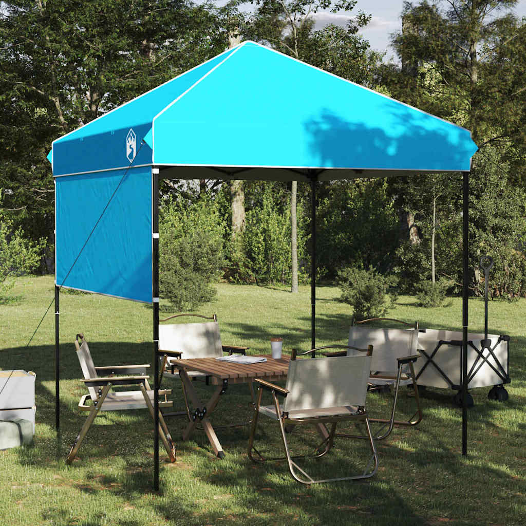 Tenda de Toldo Manual Azul 194 x 194 x 251 cm tecido