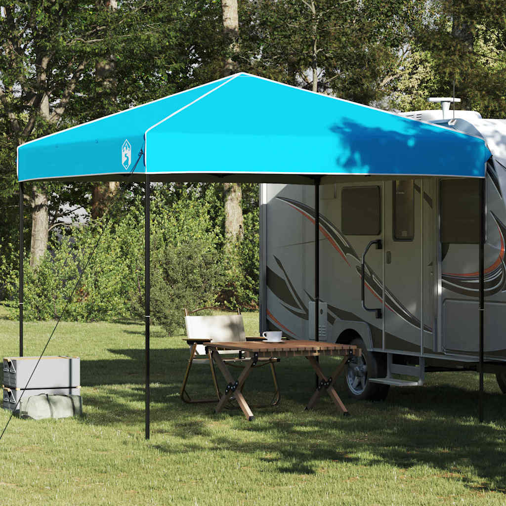 Tenda de Toldo Manual Azul 243 x 243 x 251 cm tecido
