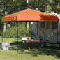 Tenda de Toldo Manual Laranja 243 x 243 x 251 cm tecido