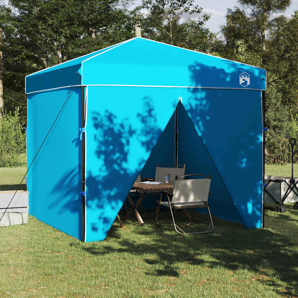 Tenda de Toldo Manual Azul 243 x 243 x 251 cm tecido
