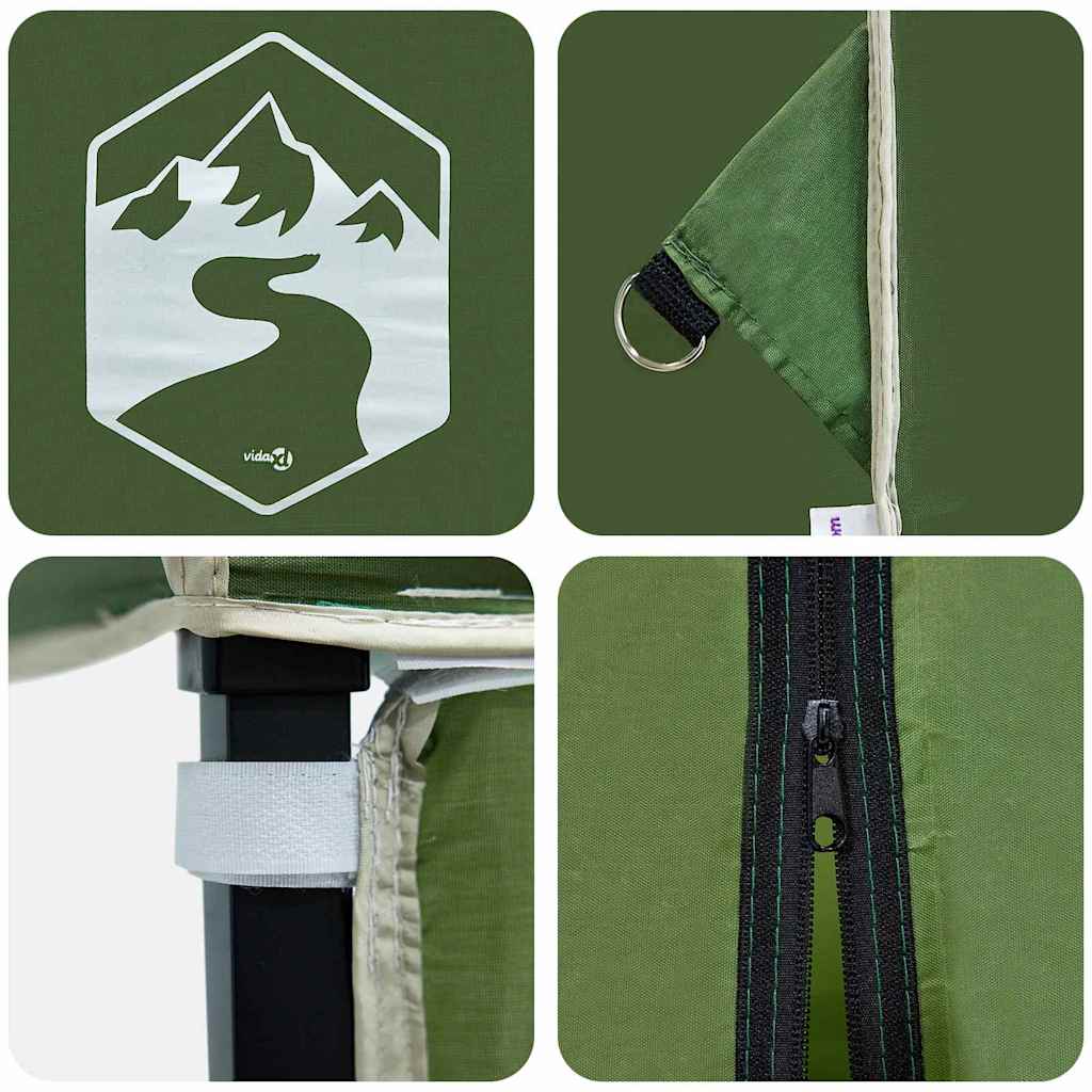 Tenda de Toldo Manual Verde 243 x 243 x 251 cm tecido