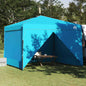 Tenda de Toldo Manual Azul 290 x 290 x 251 cm tecido