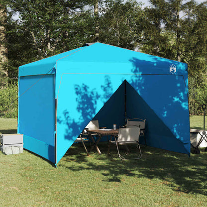 Tenda de Toldo Manual Azul 290 x 290 x 251 cm tecido