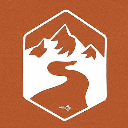 Tenda de Toldo Manual Laranja 290 x 290 x 251 cm tecido