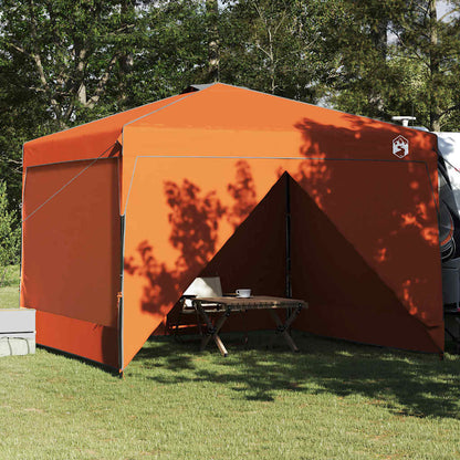 Tenda de Toldo Manual Laranja 290 x 290 x 251 cm tecido