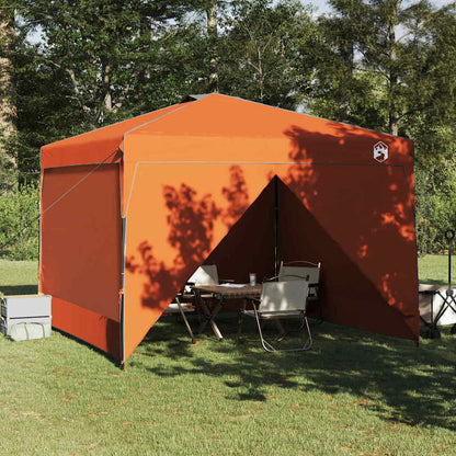 Tenda de Toldo Manual Laranja 290 x 290 x 251 cm tecido