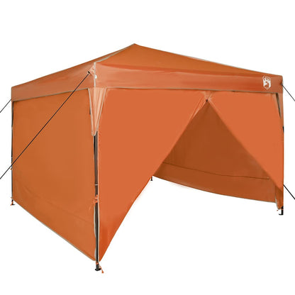 Tenda de Toldo Manual Laranja 290 x 290 x 251 cm tecido