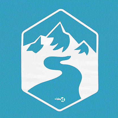 Tenda de Toldo Manual Azul 290 x 290 x 251 cm tecido