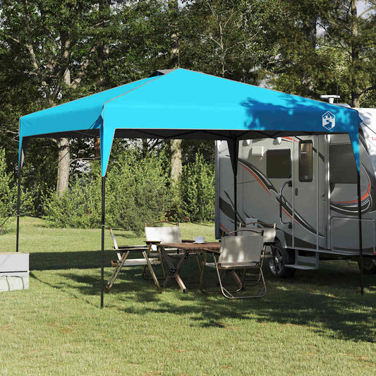 Tenda de Toldo Manual Azul 290 x 290 x 251 cm tecido