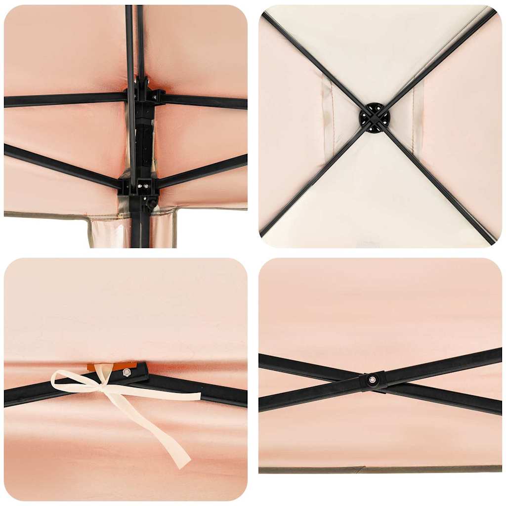 Tenda de Toldo Manual Laranja 290 x 290 x 251 cm tecido