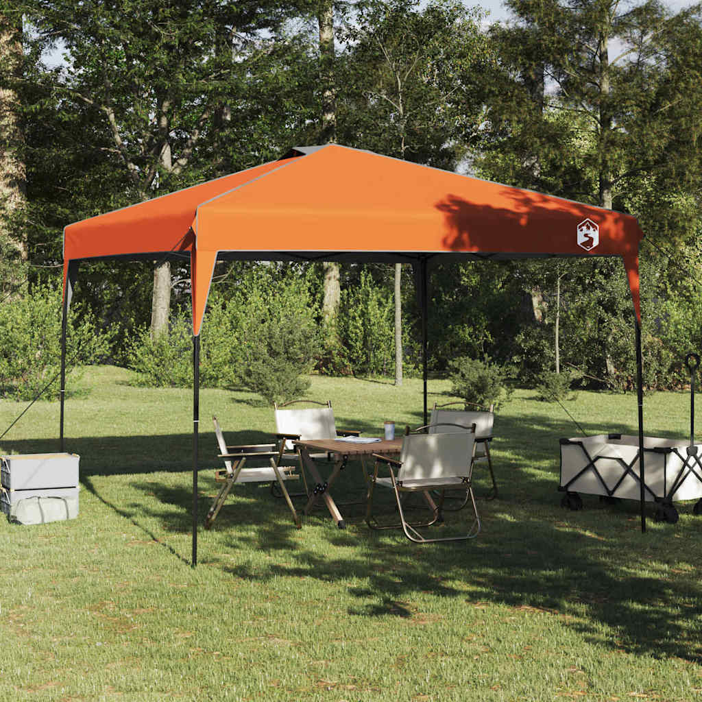 Tenda de Toldo Manual Laranja 290 x 290 x 251 cm tecido