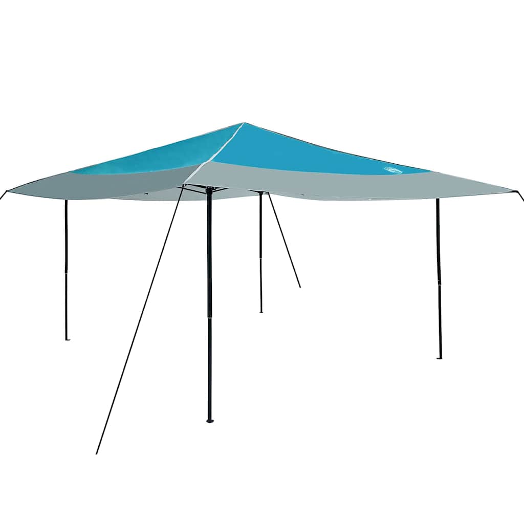 Tenda de Toldo Manual Azul 395 x 395 x 251 cm tecido