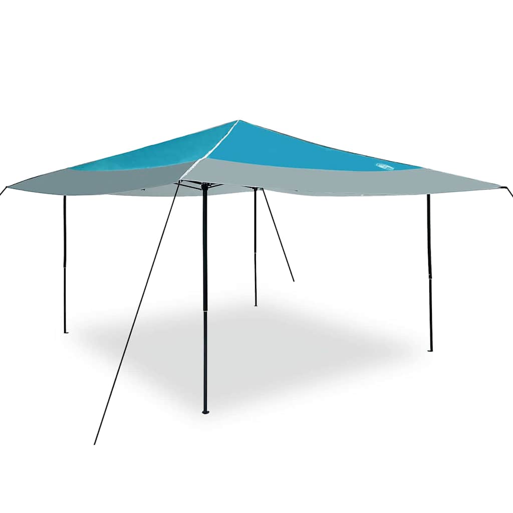 Tenda de Toldo Manual Azul 395 x 395 x 251 cm tecido
