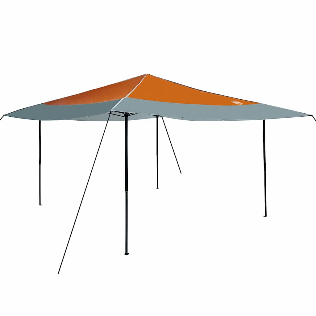 Tenda de Toldo Manual Laranja 395 x 395 x 251 cm tecido