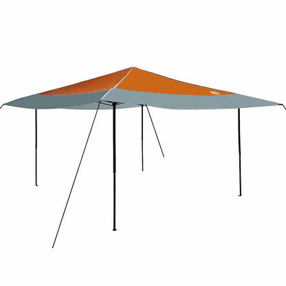 Tenda de Toldo Manual Laranja 395 x 395 x 251 cm tecido
