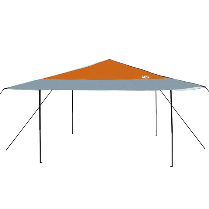 Tenda de Toldo Manual Laranja 395 x 395 x 251 cm tecido