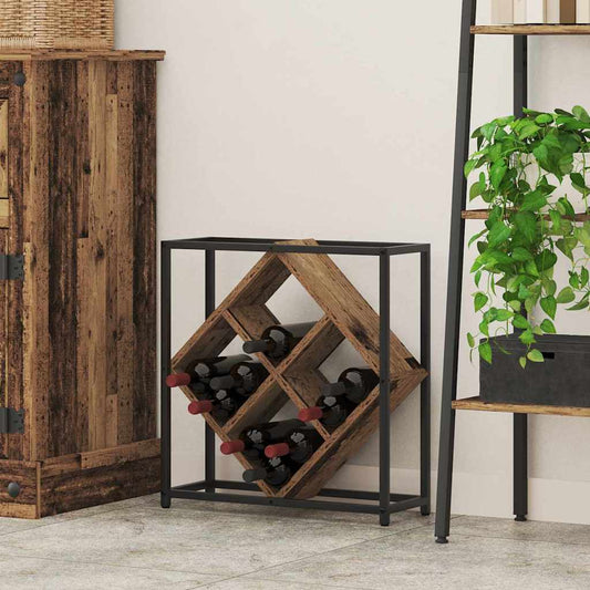 Escorredor de Vinho Madeira antiga 51 x 18 x 52,5 cm