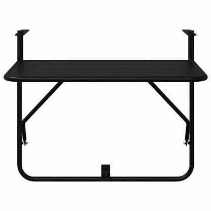 Mesa Suspensa para Varanda Preto 60 x 39 x 65 cm Aço