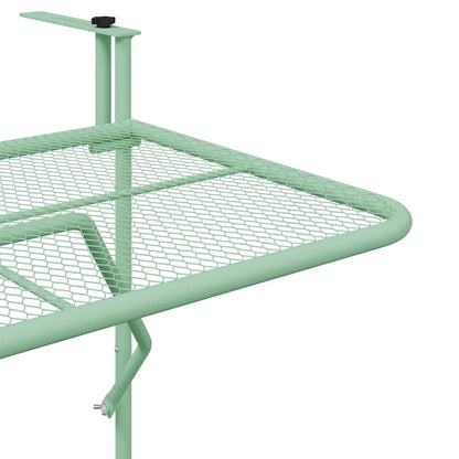 Mesa Suspensa para Varanda Verde Menta 60 x 39 x 65 cm Aço