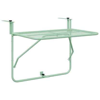 Mesa Suspensa para Varanda Verde Menta 60 x 39 x 65 cm Aço