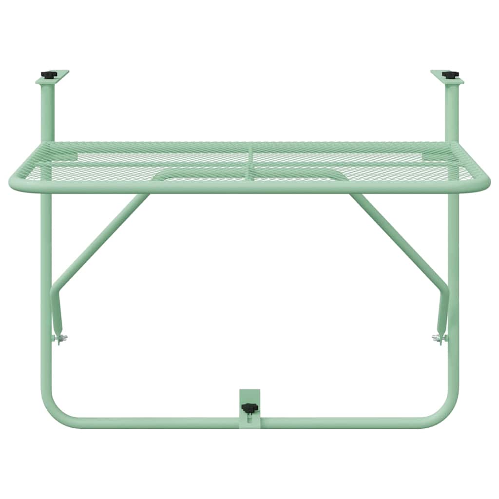 Mesa Suspensa para Varanda Verde Menta 60 x 39 x 65 cm Aço