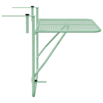 Mesa Suspensa para Varanda Verde Menta 60 x 39 x 65 cm Aço