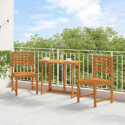 Cadeira de Jardim 2 pcs Castanho 50 x 50 x 91cm