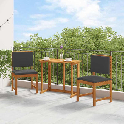 Cadeira de Jardim 2 pcs Castanho 50 x 50 x 91cm