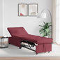 Sofá-Cama Vermelho 194 x 67 x 37 cm tecido