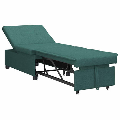Sofá-Cama Verde-escuro 194 x 67 x 37 cm tecido