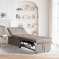 Sofá-Cama Cinzento-acastanhado 194 x 67 x 37 cm tecido
