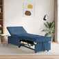 Sofá-Cama Azul 194 x 67 x 37 cm tecido