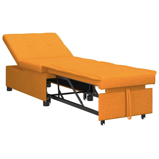 Sofá-Cama Amarelo-escuro 194 x 67 x 37 cm tecido