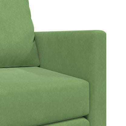Sofá-Cama com almofada Verde claro 122 x 70 x 60 cm Veludo