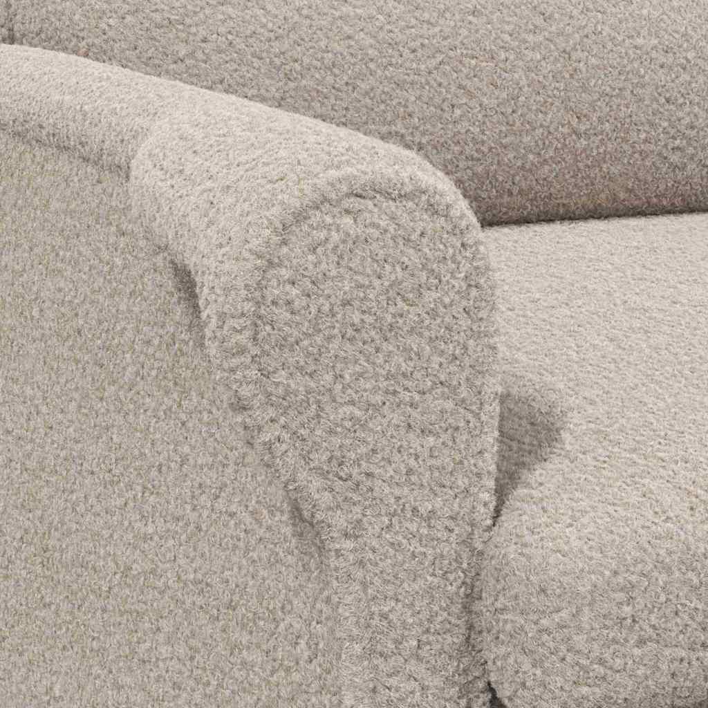 poltrona Cinzento-claro 76 x 94 x 102 cm Tecido Sharpa