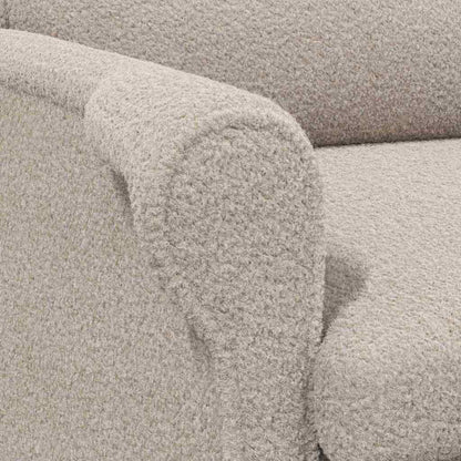 poltrona Cinzento-claro 76 x 94 x 102 cm Tecido Sharpa