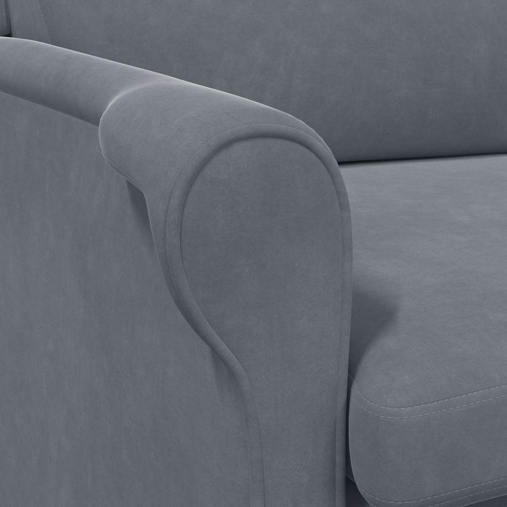 poltrona Cinzento escuro 76 x 94 x 102 cm Veludo