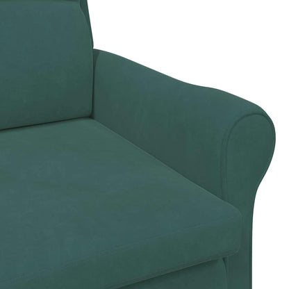 poltrona Verde-escuro 76 x 94 x 102 cm Veludo
