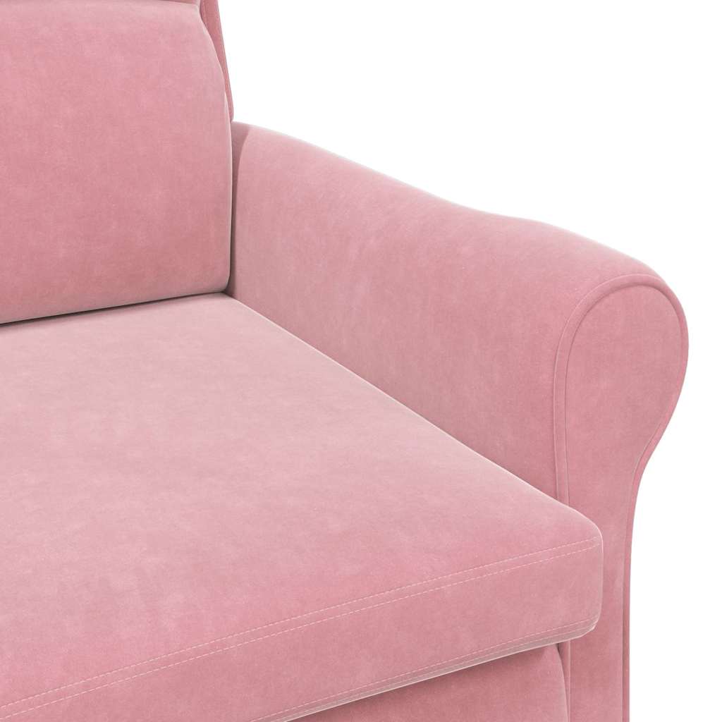 poltrona Rosa 76 x 94 x 102 cm Veludo
