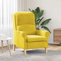 poltrona Amarelo 76 x 94 x 102 cm Veludo
