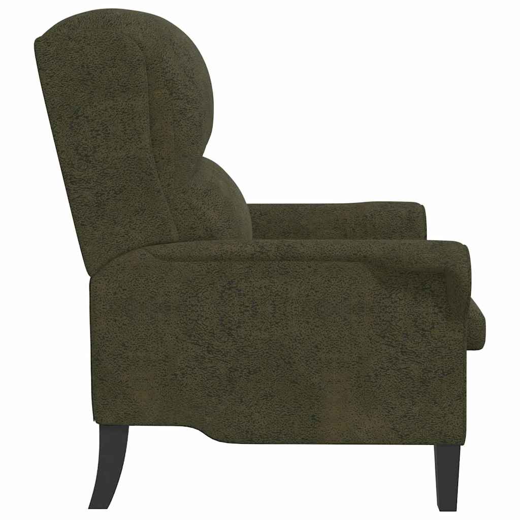 poltrona Verde exército 76 x 94 x 102 cm Couro Sintético