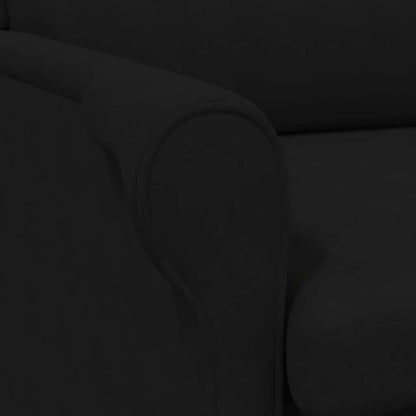 poltrona Preto 76 x 94 x 102 cm Microfibra