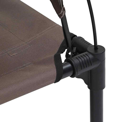Cama para Cachorro Castanho s Aço