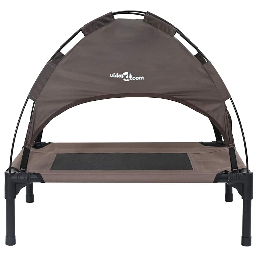 Cama para Cachorro Castanho s Aço