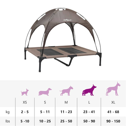 Cama para Cachorro Castanho l Aço