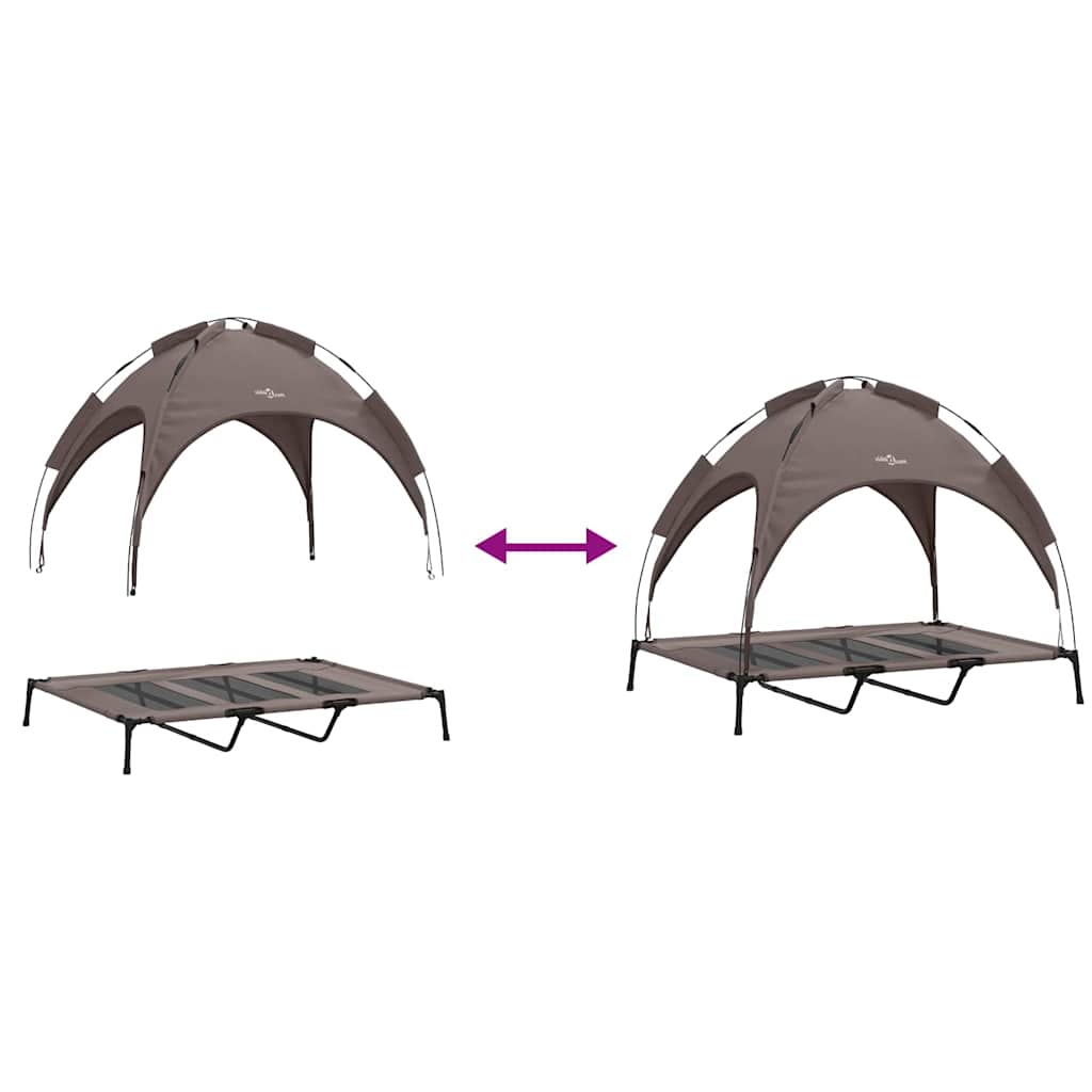 Cama para Cachorro Castanho xl Aço