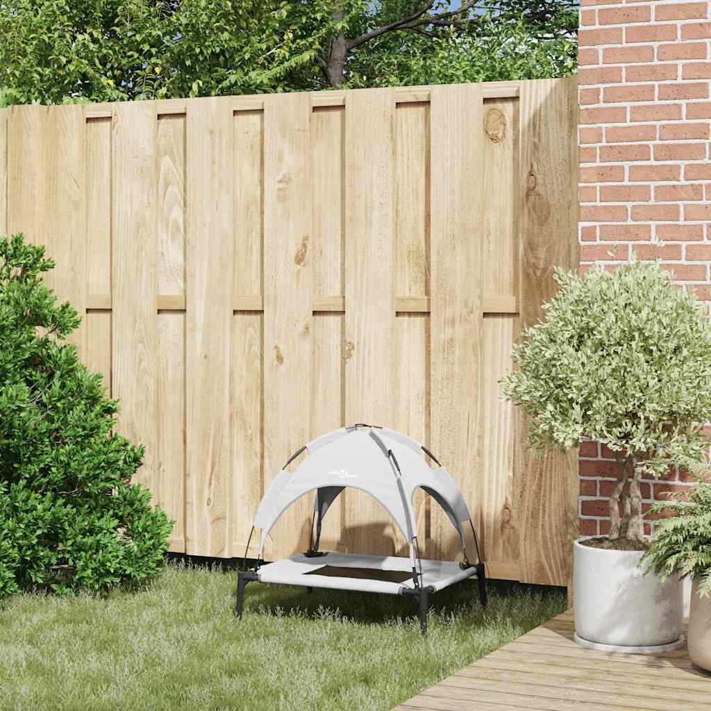 Cama para Cachorro Cinza Prateado s Aço