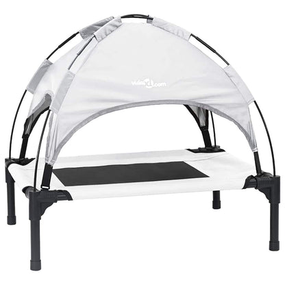 Cama para Cachorro Cinza Prateado m Aço